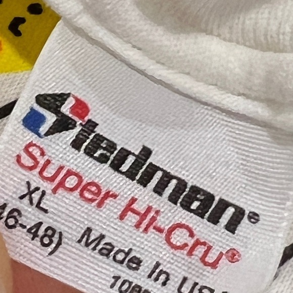 Vintage 80s Funny Humor Baseball Cartoon 1980s Sports Crewneck Tshirt - Picture 4 of 4